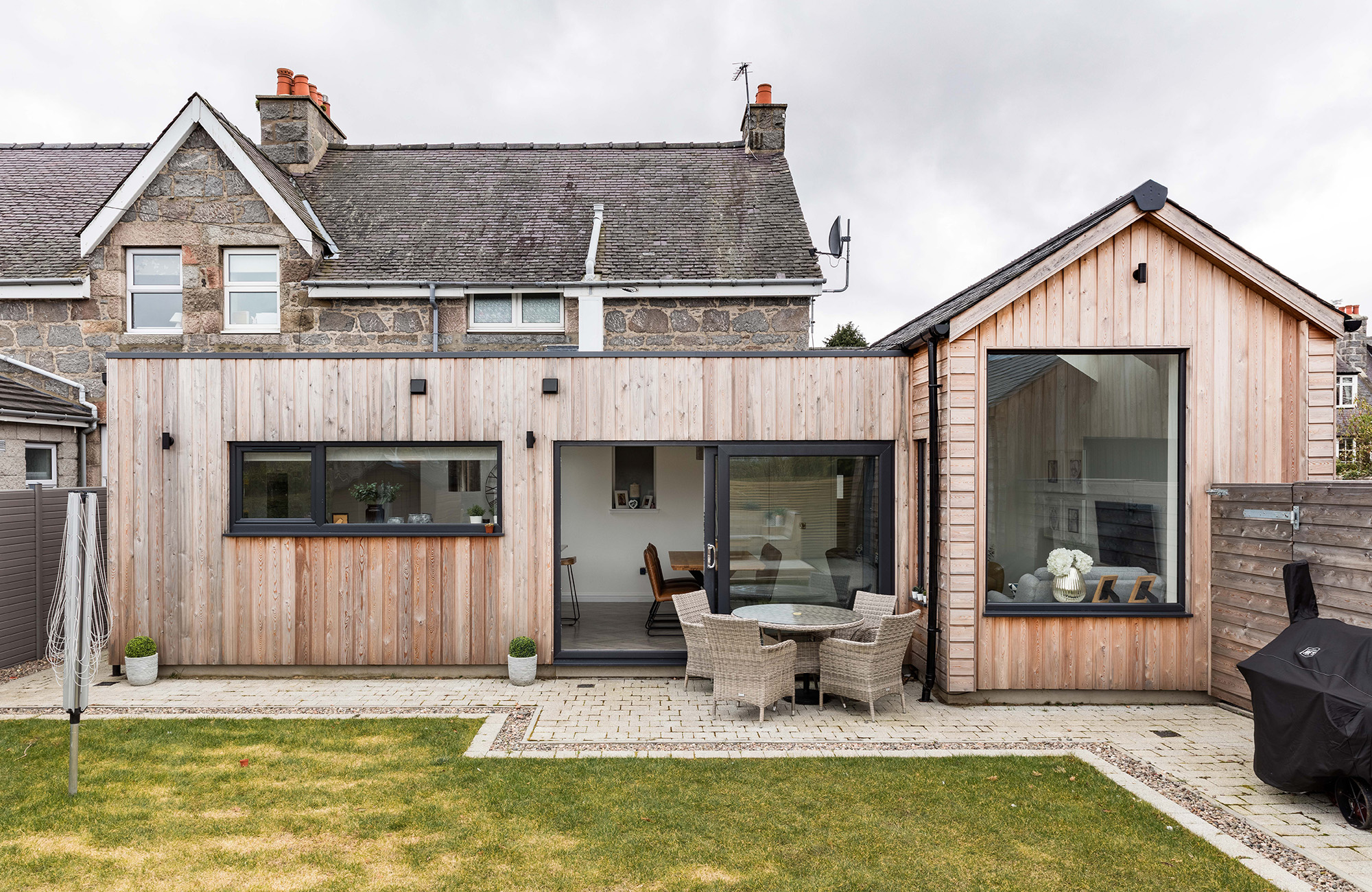 Single storey extension to semidetached dwelling house in Aberdeen